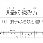 初心者でもわかる楽譜の読み方 | 10. 拍子の種類と違い