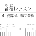 絶対にわかる音程レッスン | 4. 複音程、転回音程